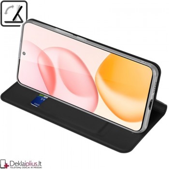 Dux Ducis Skin Pro dirbtinės odos dėklas - juodas (Huawei Honor 400) Dux Ducis Skin Pro dirbtinės odos dėklas - juodas (Huawei Honor 400)